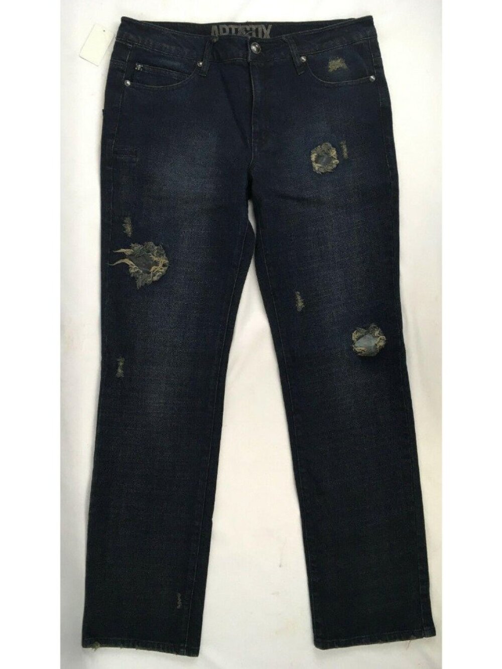 New Artistix Distressed Jeans Mens Size 34x33
